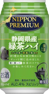 NIPPONPREMIUM　静岡県産緑茶ハイ_正面画像