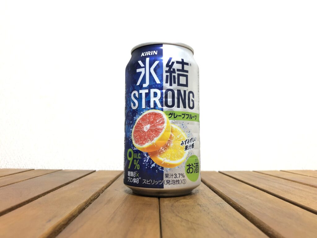 キリン氷結ストロンググレープフルーツ　正面画像