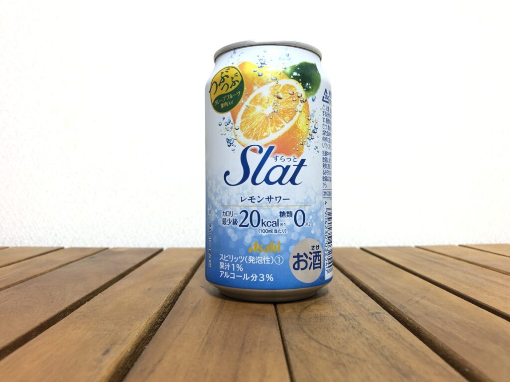 アサヒ Slat（すらっと）レモンサワー_2022年_裏面画像