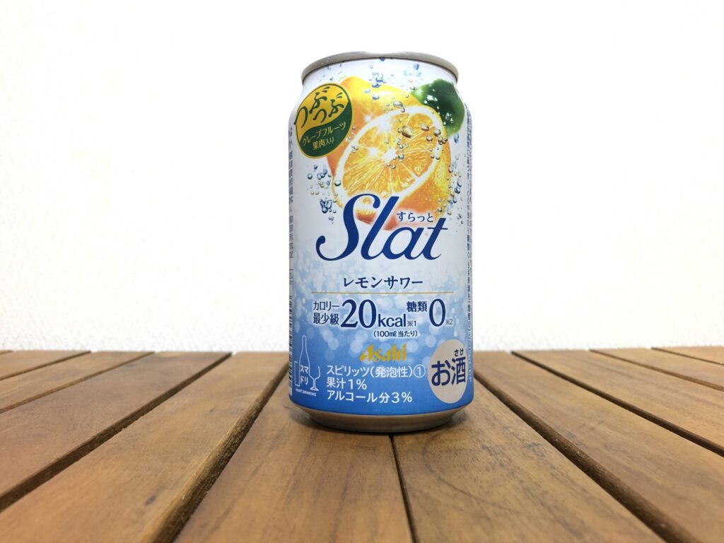 アサヒ Slat（すらっと）レモンサワー_2022年_正面画像