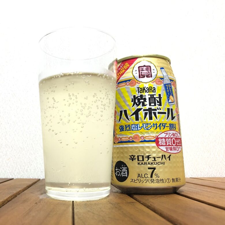 タカラ 焼酎ハイボール 強烈塩レモンサイダー割り ３５０ＭＬ 24本 ケース販売 通販